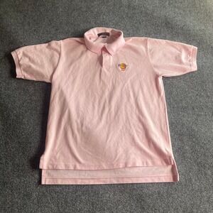 Cross Creek Vintage Hard Rock Cafe Maui Polo Shirt Pink Made in USA Mens Large